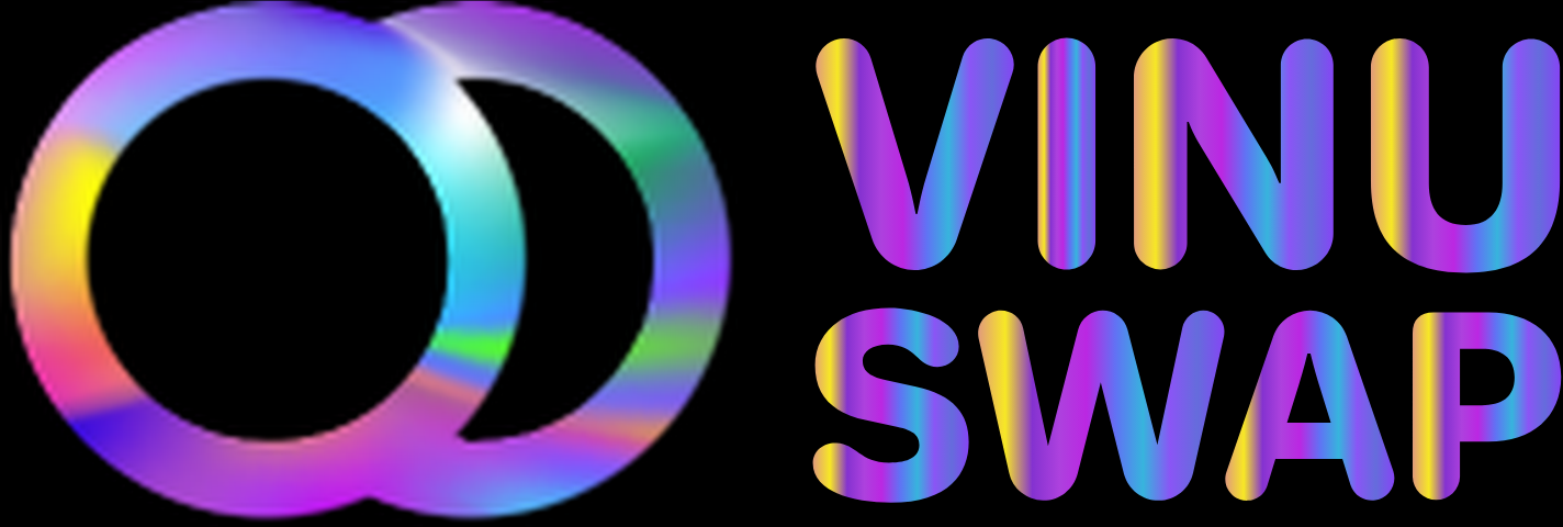 VinuSwap Wordmark — Iridescent